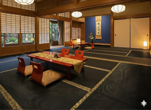 大内塗風の和室